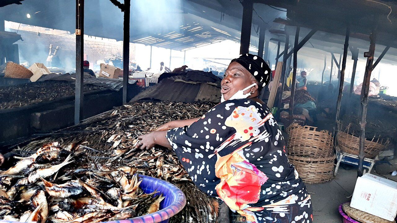 Ms. Bangoura had exported two tonnes of smoked fish to North America, which her customer was unable to retrieve. Photo: MAD